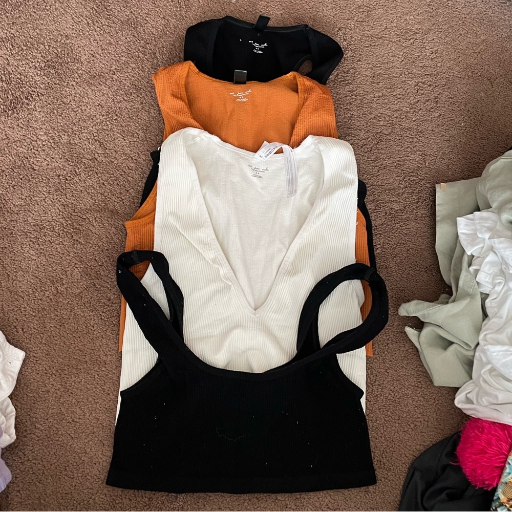 Urban outfitters plunge tank top bundle